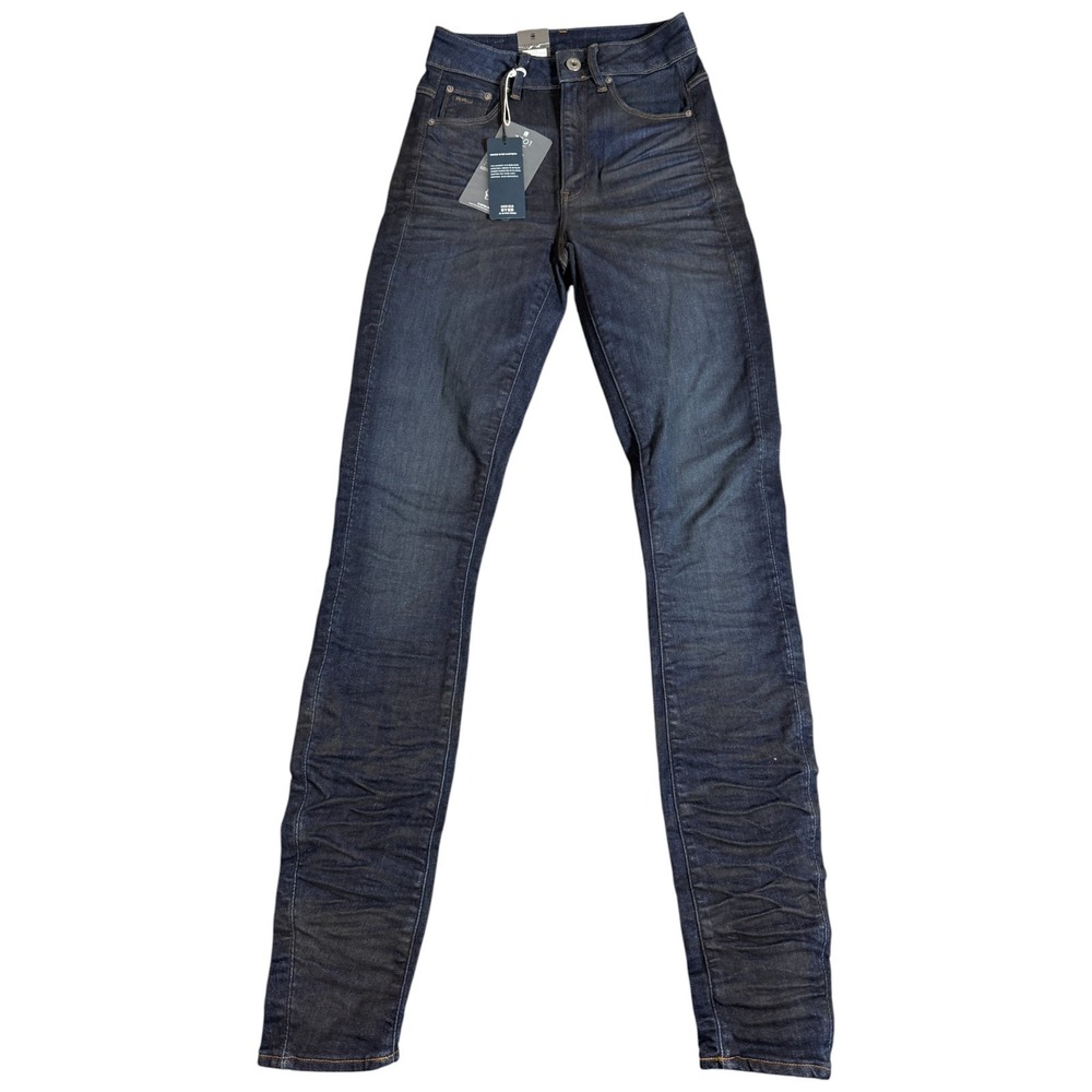 G-STAR RAW‎ 3301 Elto SUPERSTRETCH DK AGED NEW WOMEN'S JEANS SIZE 25x32